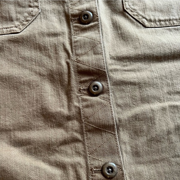 Gap Khaki Button down midi skirt size 4 - Picture 5 of 5
